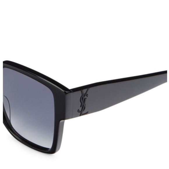 SAINT LAURENT 55MM Oversized Square Sunglasses black main image 11
